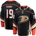 Troy Terry Anaheim Ducks   Home Team Breakaway  Jersey - Black