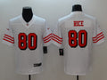 Men's San Francisco 49ers Jerry Rice #80 White Game Jersey1
