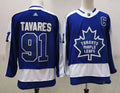 Men's Toronto Maple Leafs John Tavares #91 Blue/White Player Game Jersey1