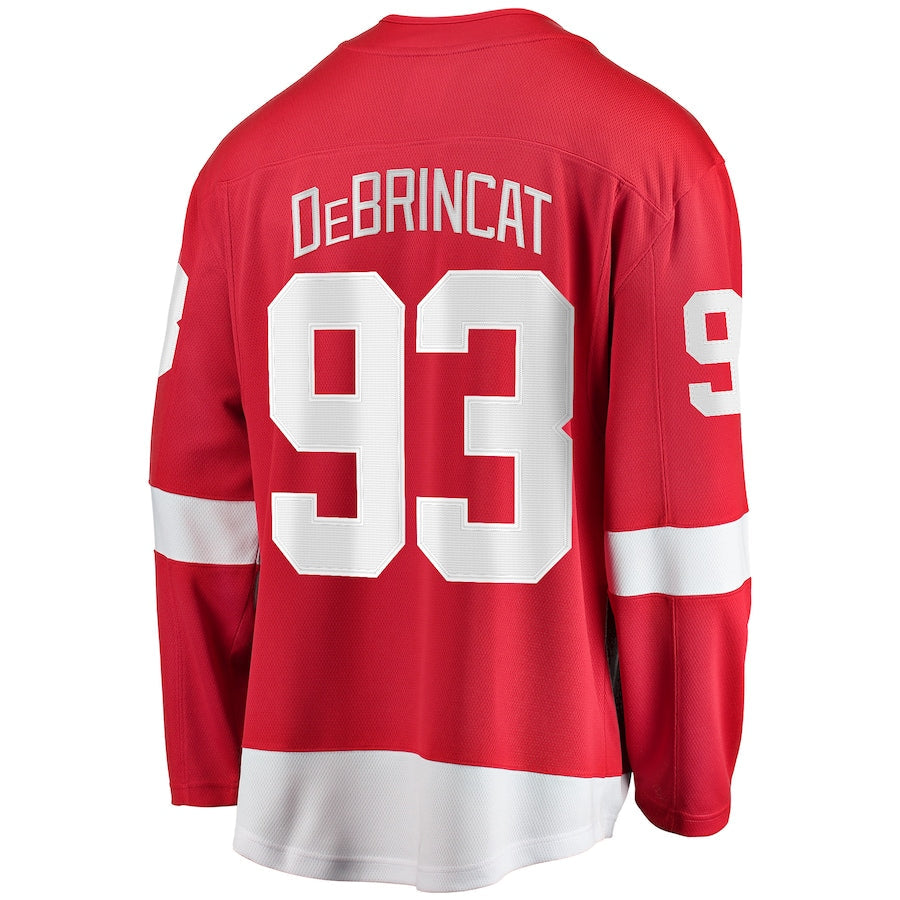 Alex DeBrincat Detroit Red Wings   Home Premier Breakaway  Jersey= - Red
