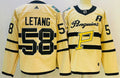 Men's Pittsburgh Penguins Kris Letang #58 Yellow Game Jersey1
