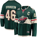 Jared Spurgeon Minnesota Wild Home Breakaway  Jersey - Green