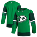 Men's Anaheim Ducks Kelly Green 2023 St. Patrick's Day Primegreen Authentic Blank Jersey1