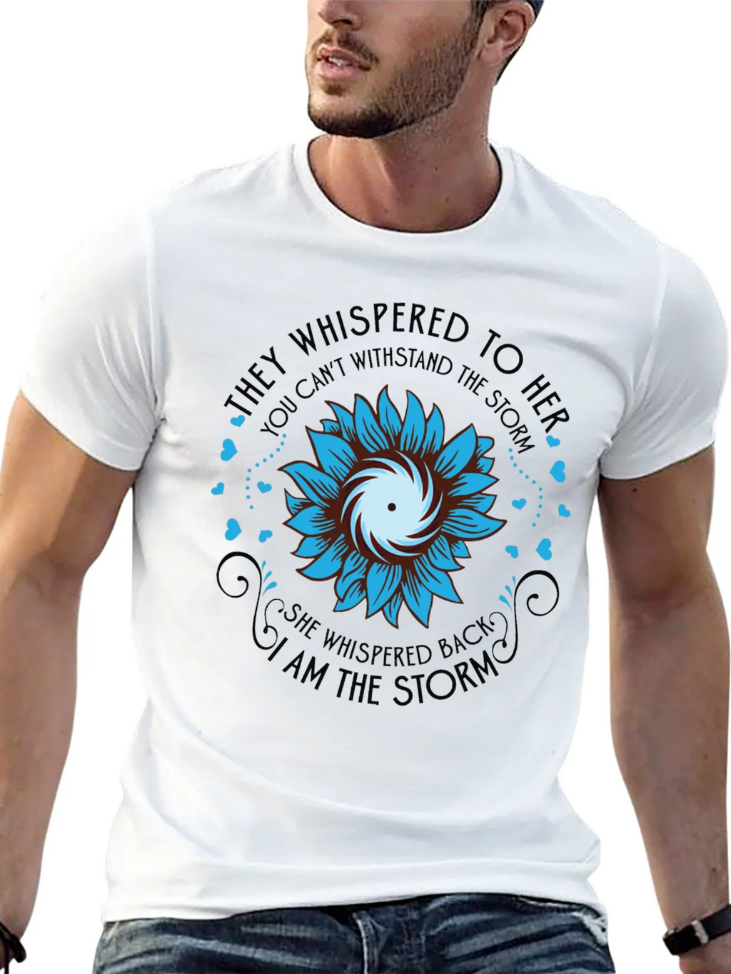 Storm Sunflower Graphic T-Shirt