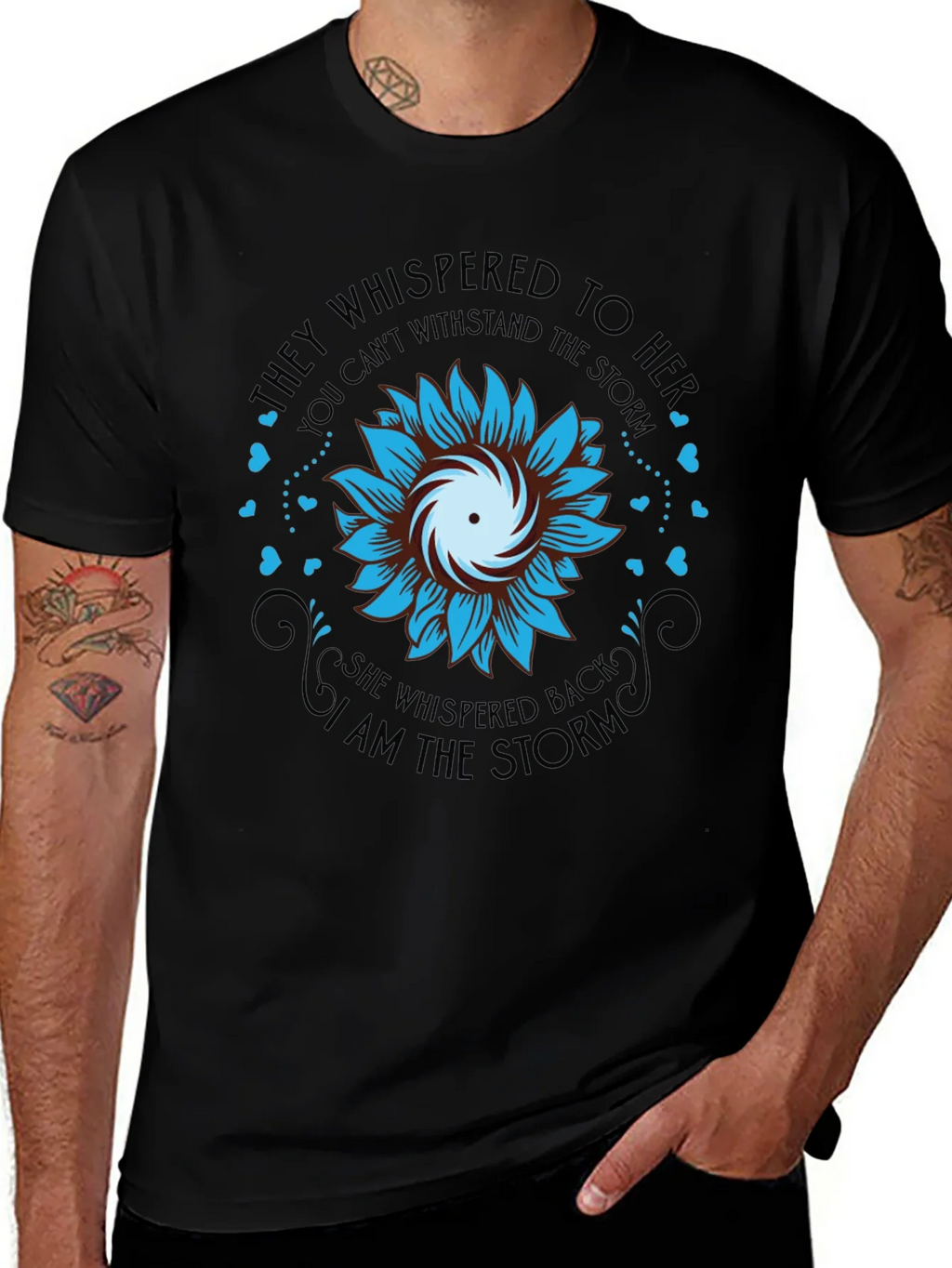 Storm Sunflower Graphic T-Shirt