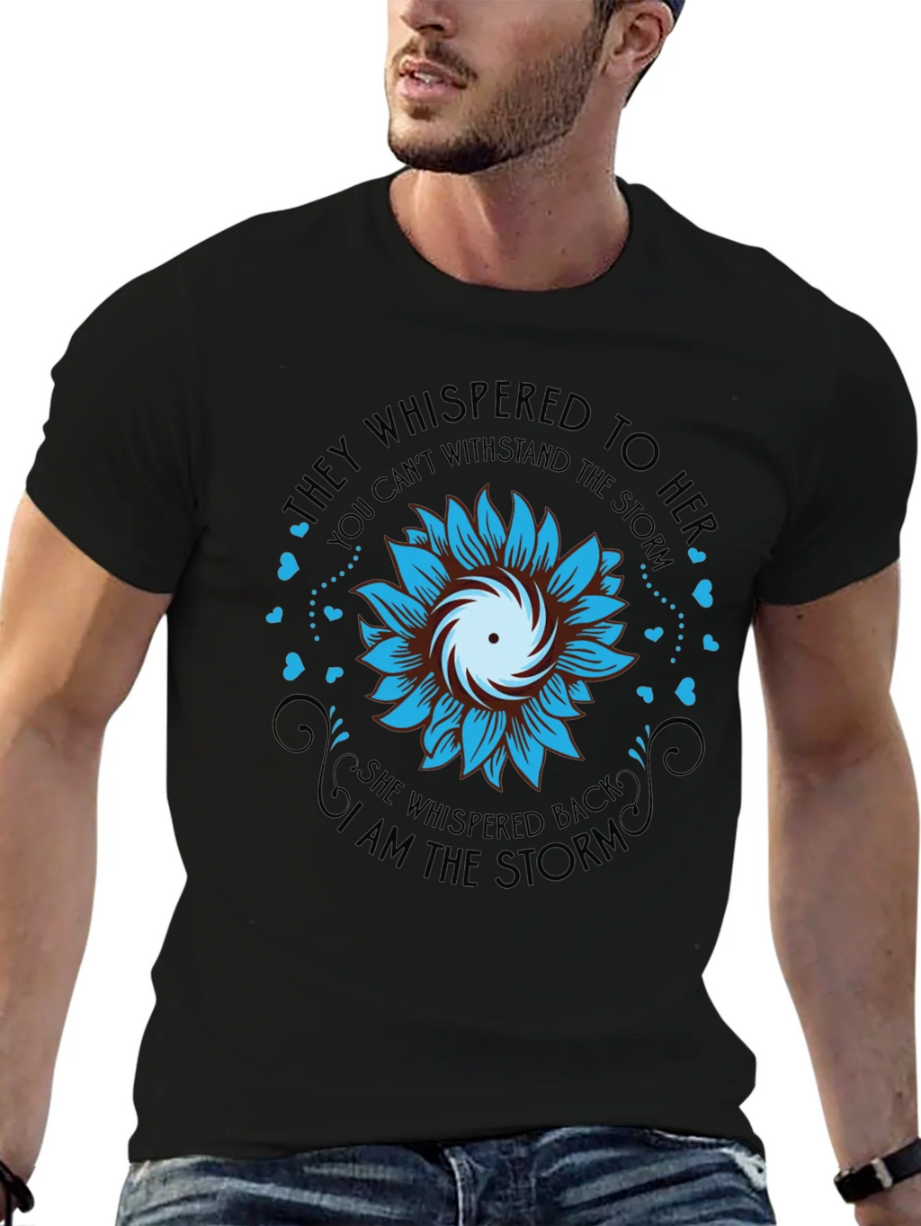 Storm Sunflower Graphic T-Shirt