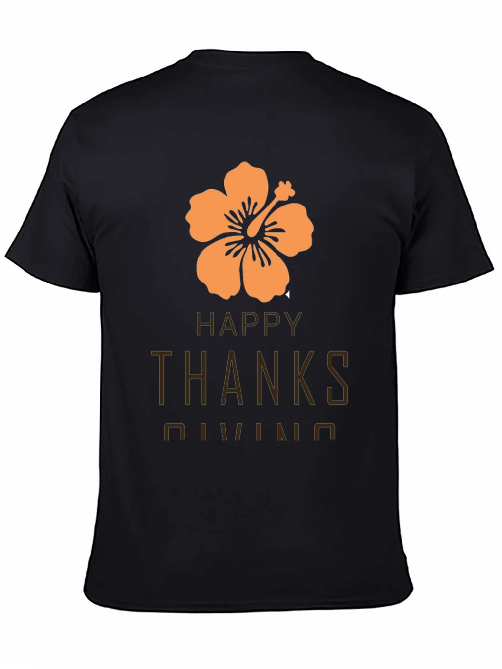 Happy Thanksgiving Hawaiian Hibiscus T-Shirt