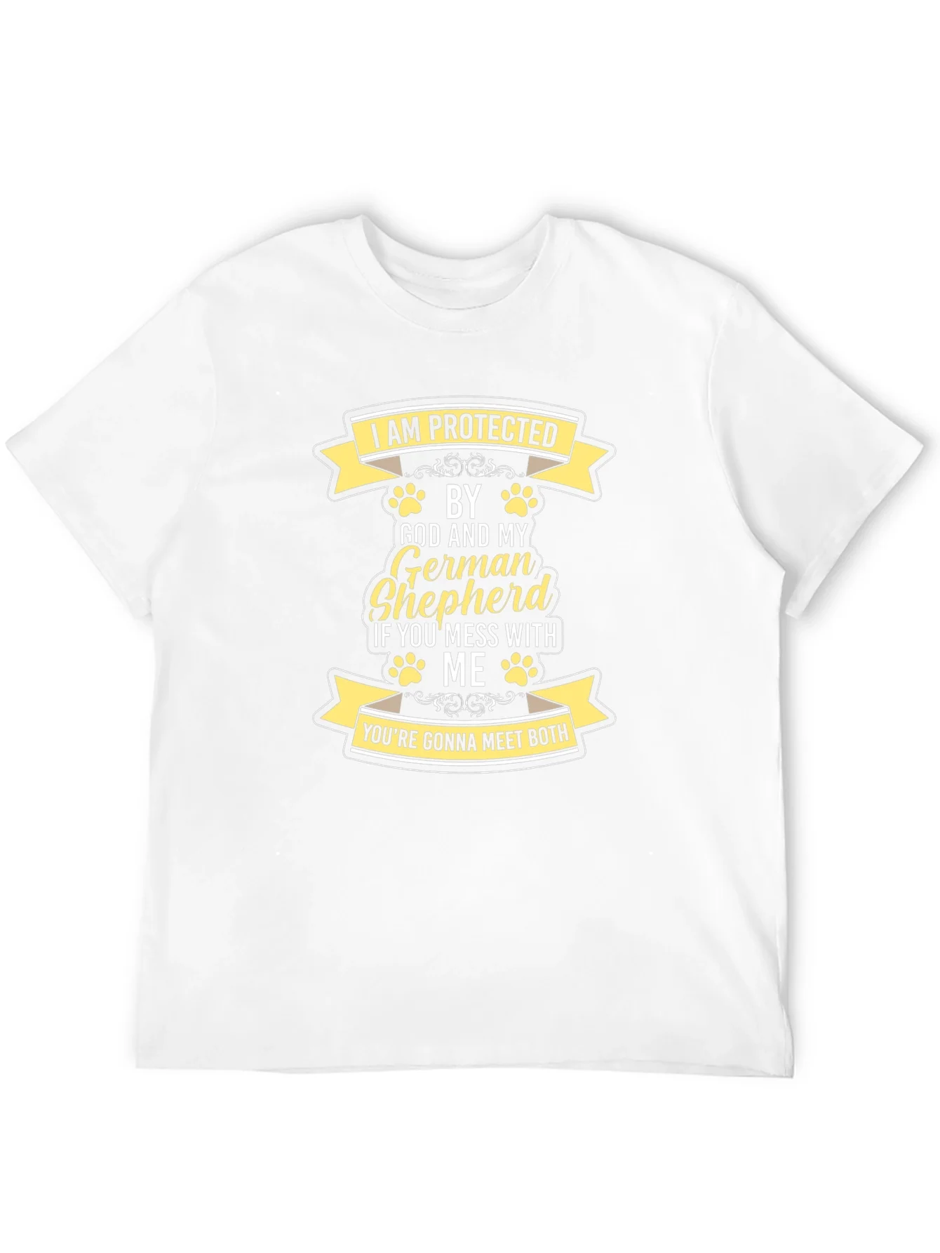 Protected by God and German Shepherd T-Shirt