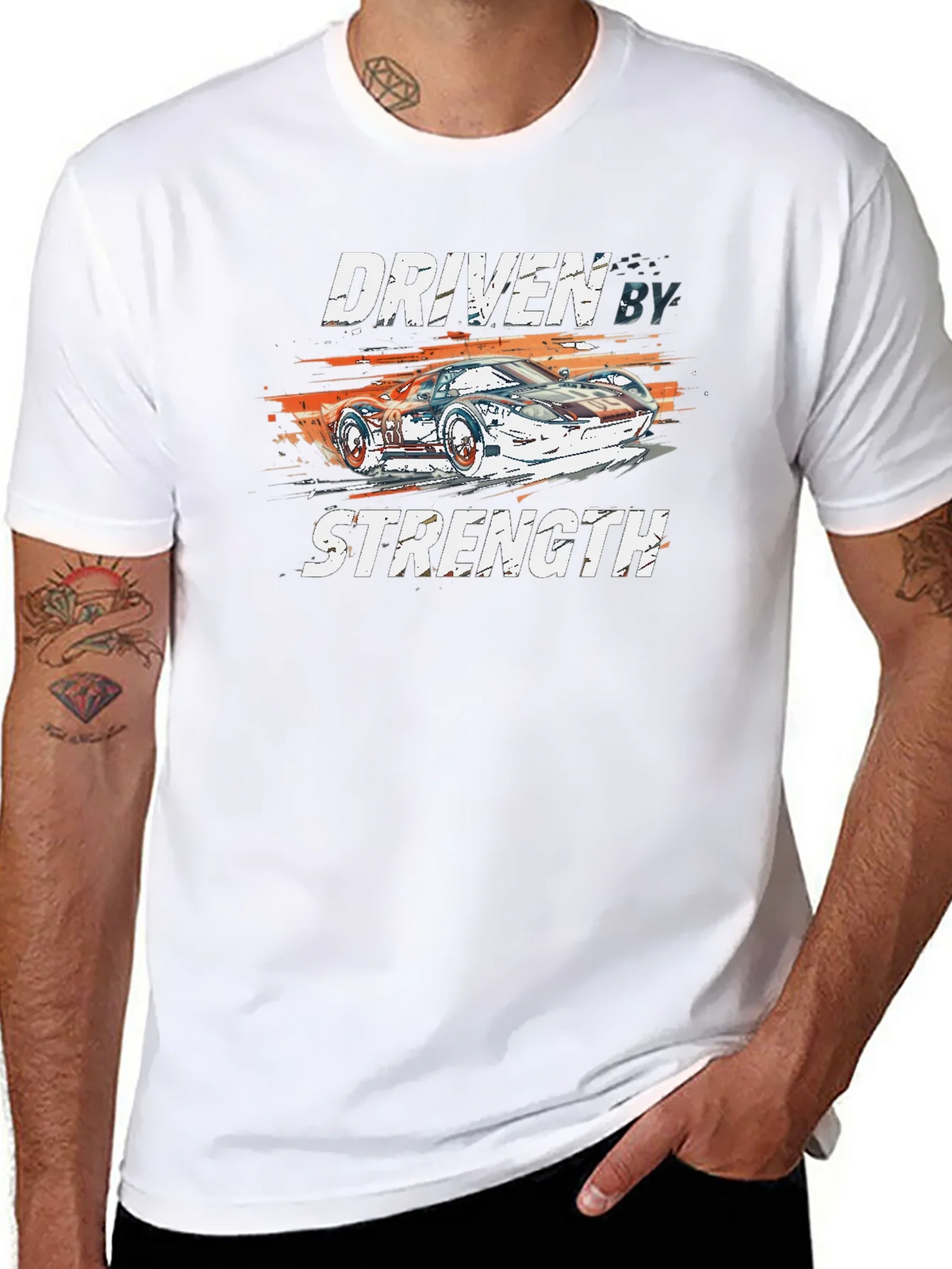Driven By Strength Graphic T-Shirt