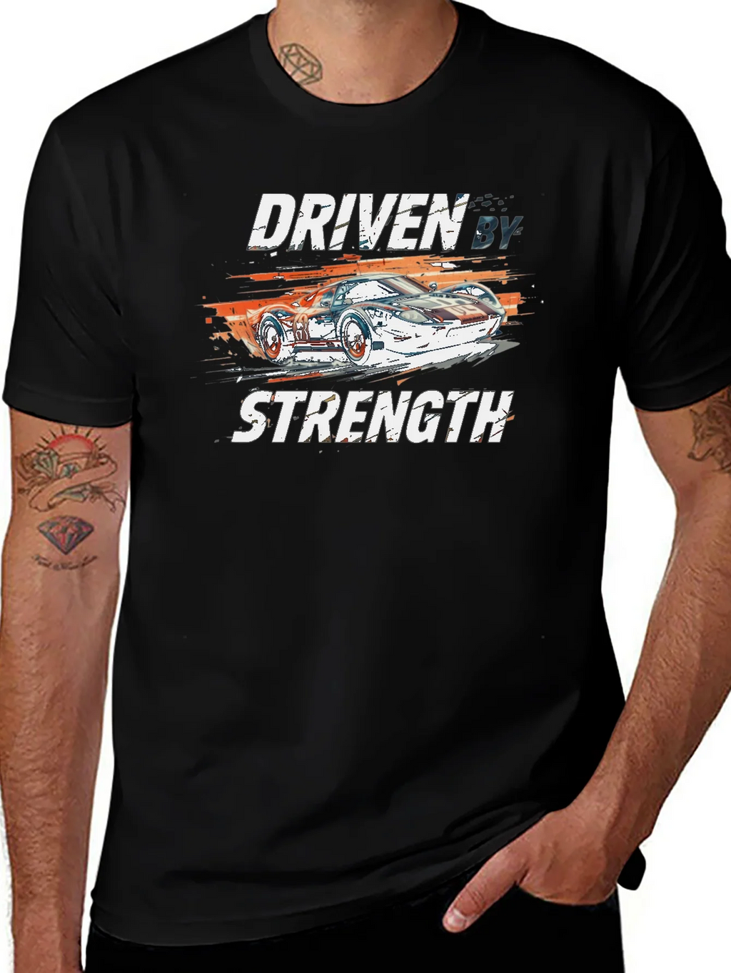 Driven By Strength Graphic T-Shirt