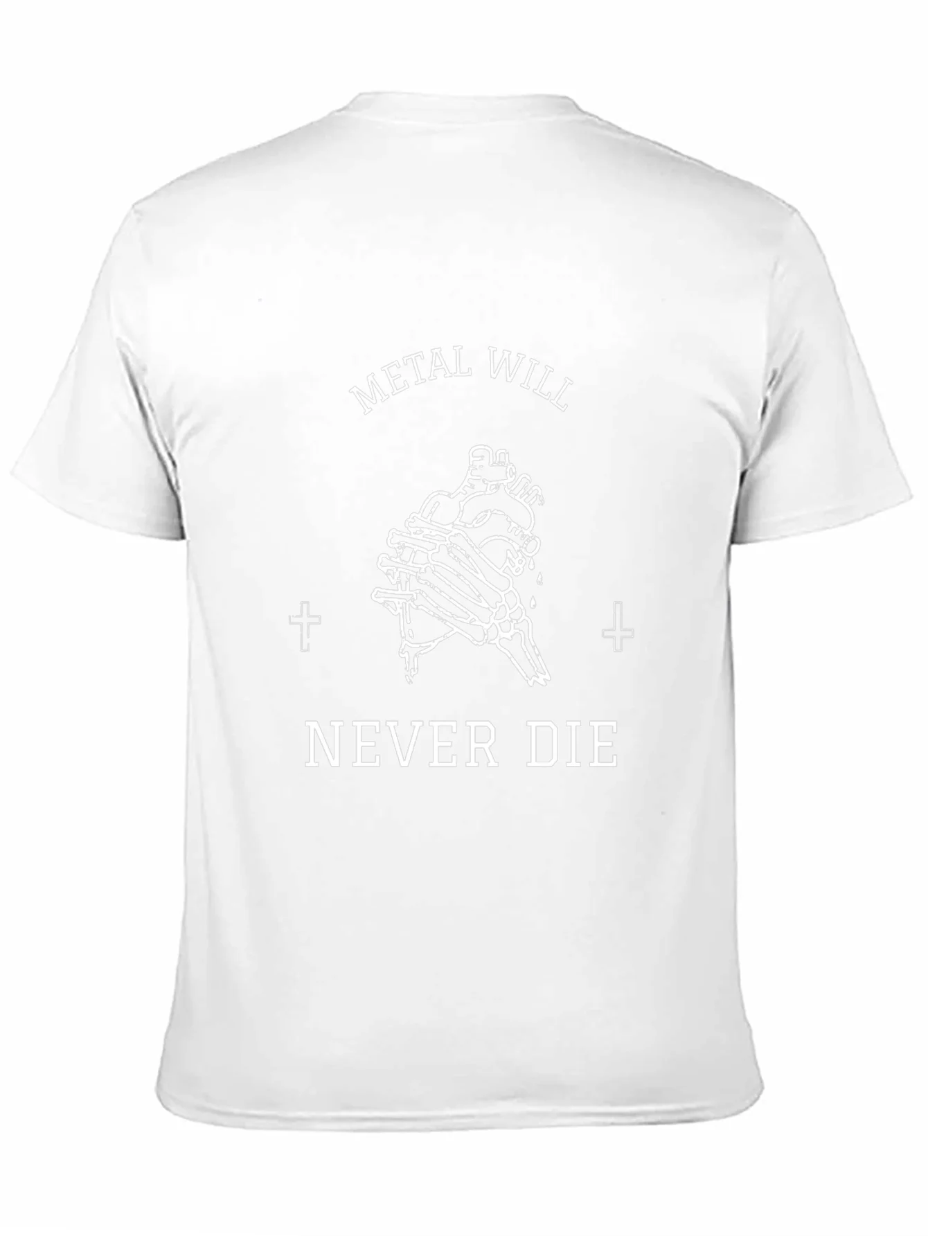 Metal Will Never Die Graphic Tee - Black