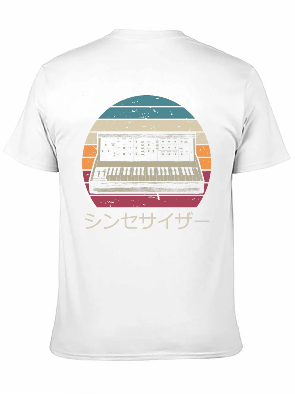 Retro Synthwave T-Shirt - Japanese Synthesizer Design