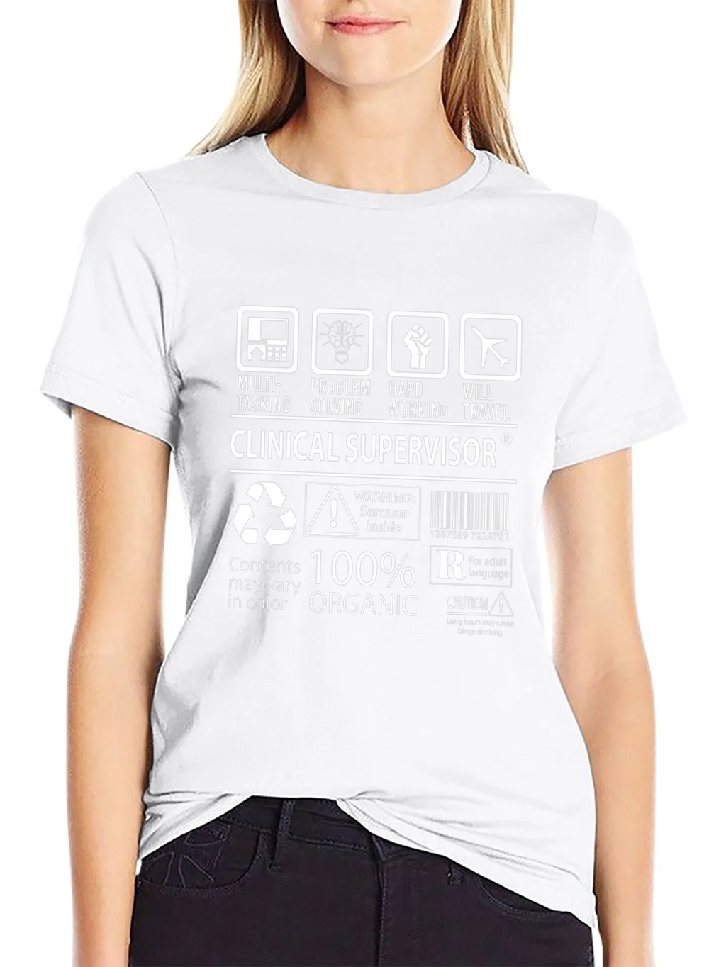 Clinical Supervisor Funny T-Shirt - 100% Organic