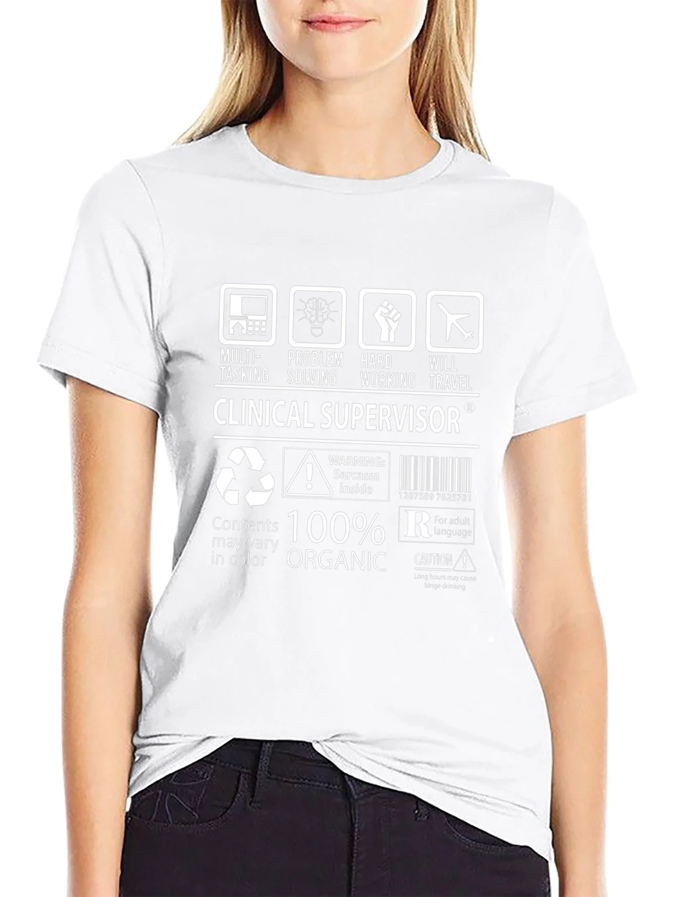 Clinical Supervisor Funny T-Shirt - 100% Organic