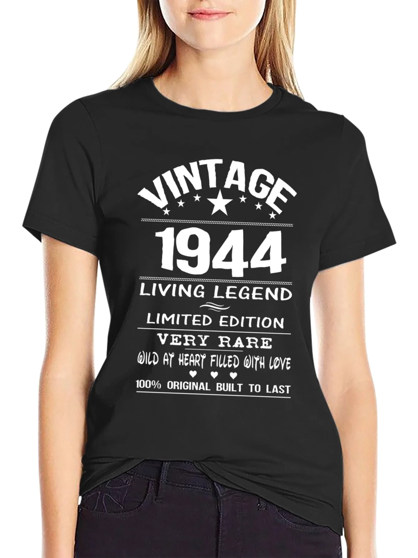 Vintage 1944 Birthday T-Shirt - Living Legend