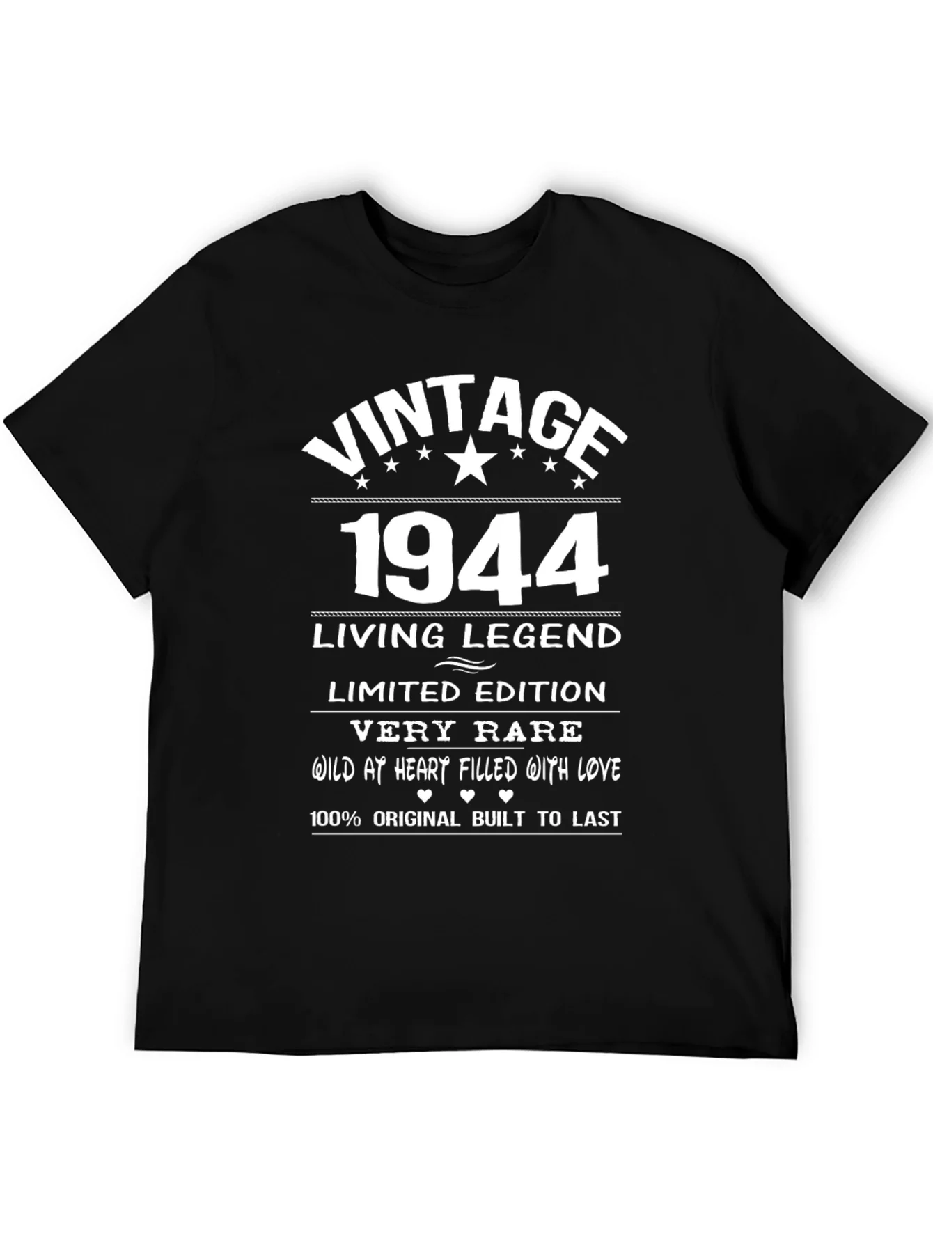 Vintage 1944 Birthday T-Shirt - Living Legend