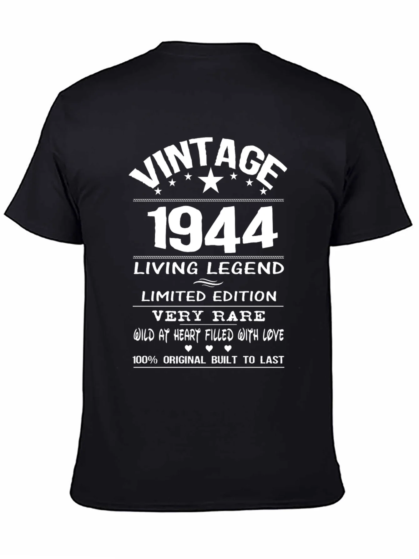 Vintage 1944 Birthday T-Shirt - Living Legend