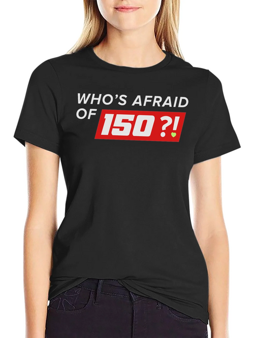 Whos Afraid of 150 Black T-Shirt