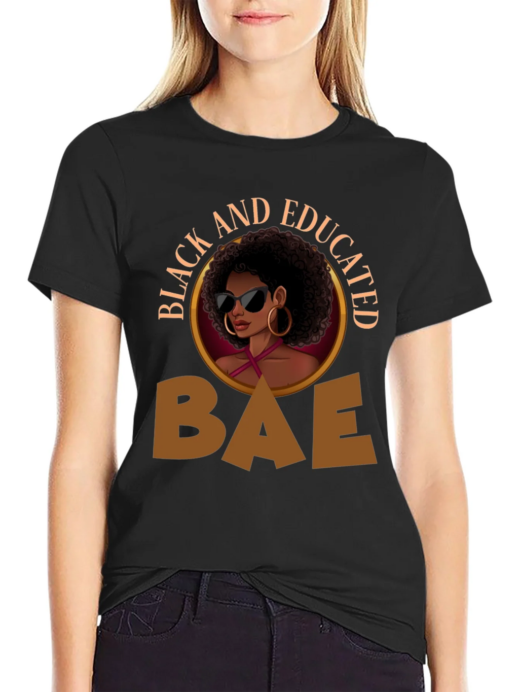 Black and Educated BAE Graphic Tee
