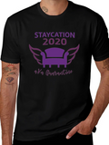Staycation 2020 Quarantine Graphic Tee