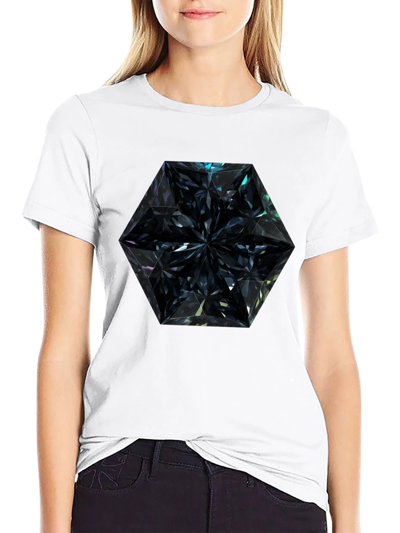 Black Diamond Geometric T-Shirt