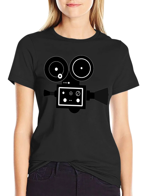 Retro Camera Graphic T-Shirt