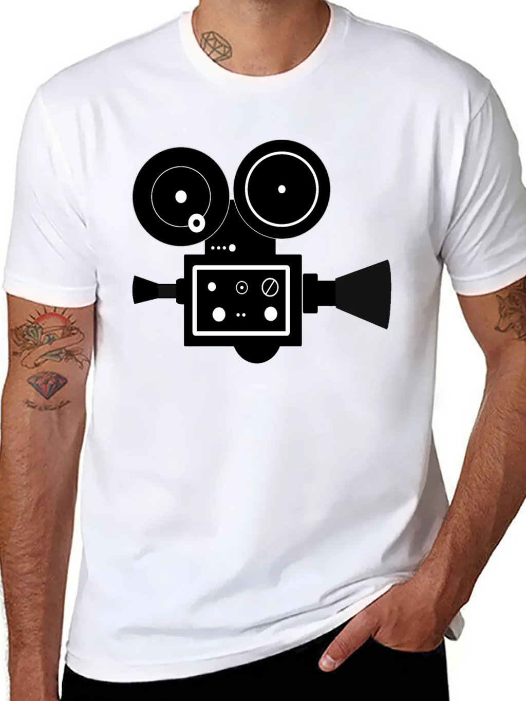 Retro Camera Graphic T-Shirt