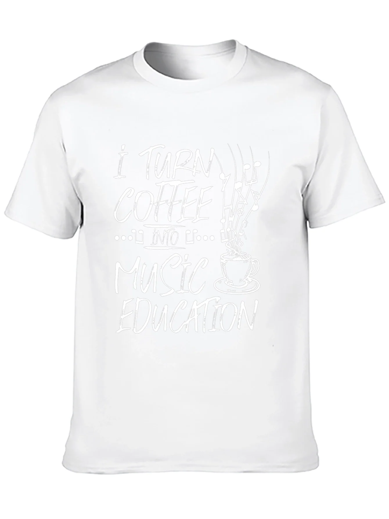 Coffee to Music Education Graphic T-Shirt