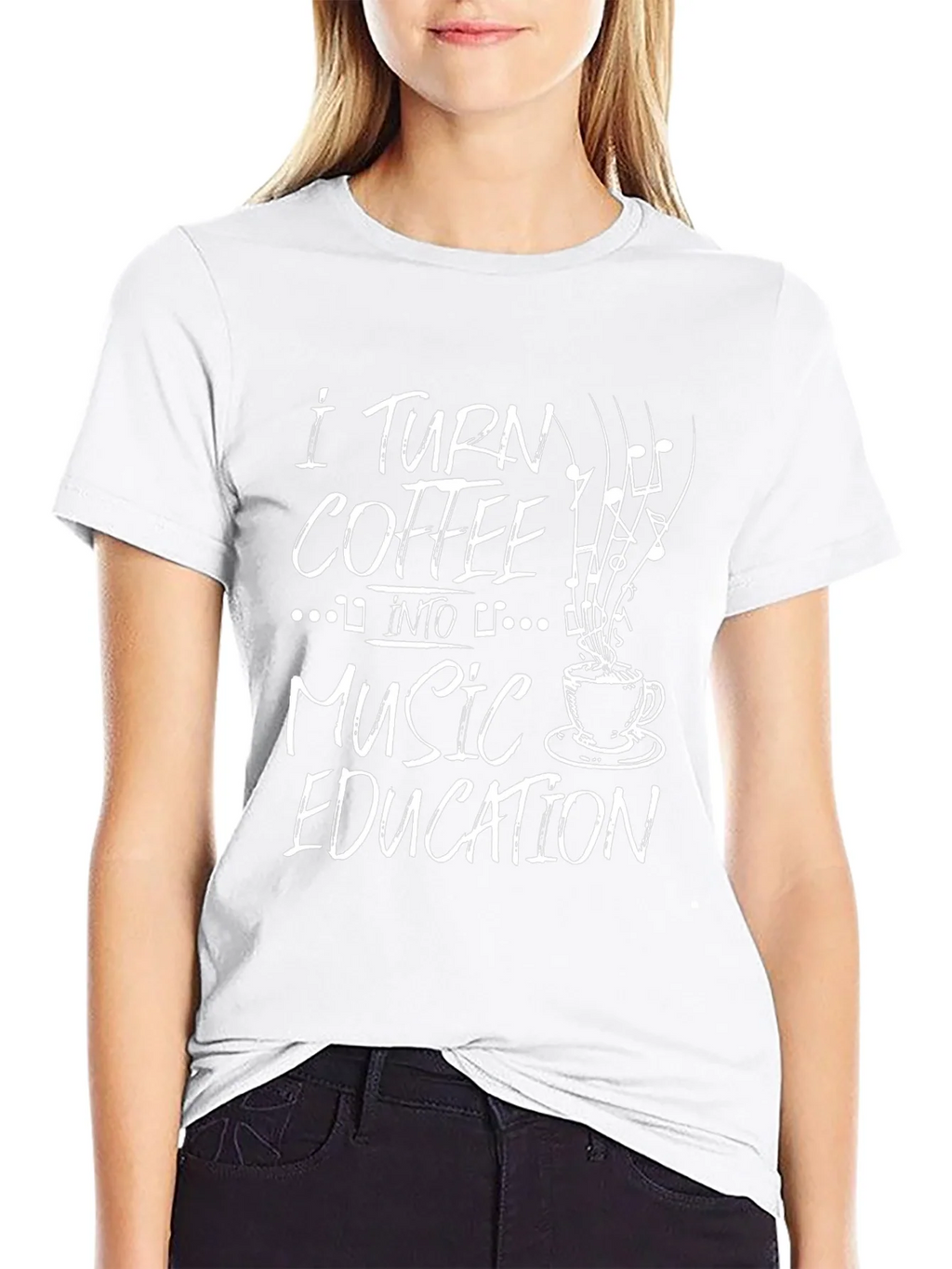 Coffee to Music Education Graphic T-Shirt