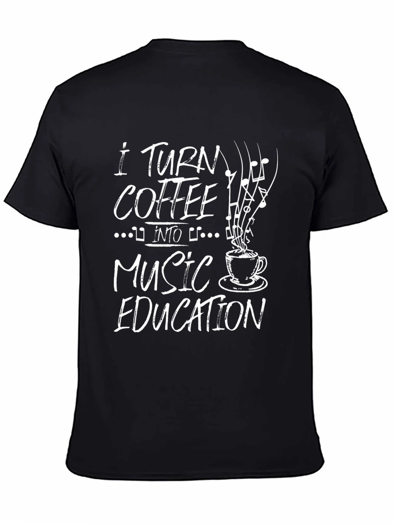 Coffee to Music Education Graphic T-Shirt