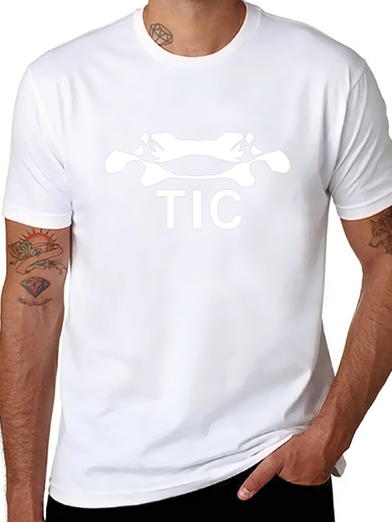 TIC Graphic Tee - Black Cotton Blend