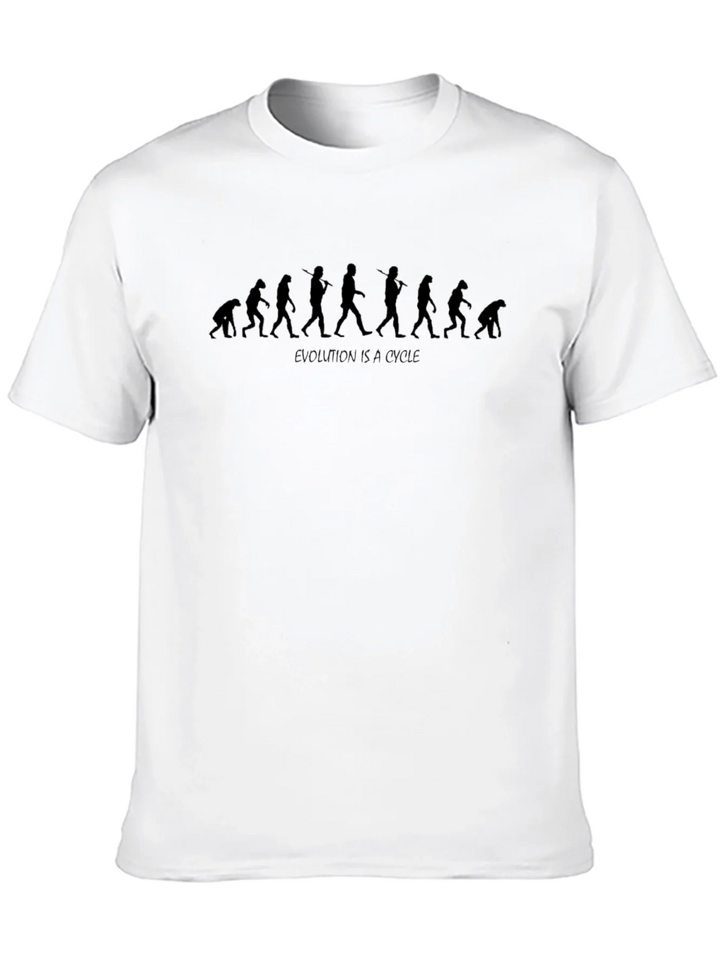 Evolution Cycle T-Shirt - Black