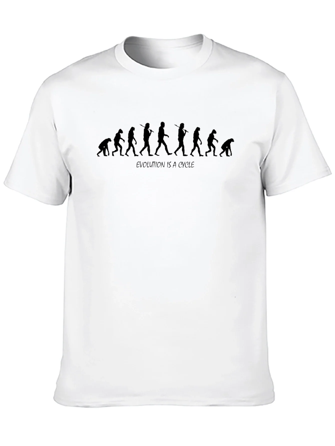 Evolution Cycle T-Shirt - Black