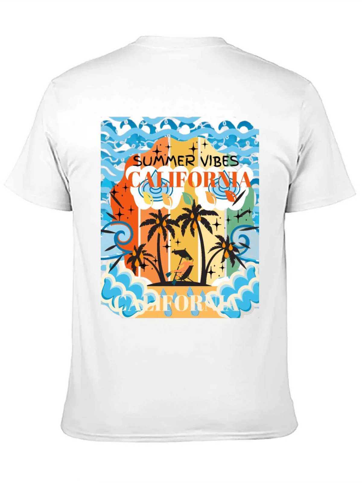 California Summer Vibes Graphic Tee