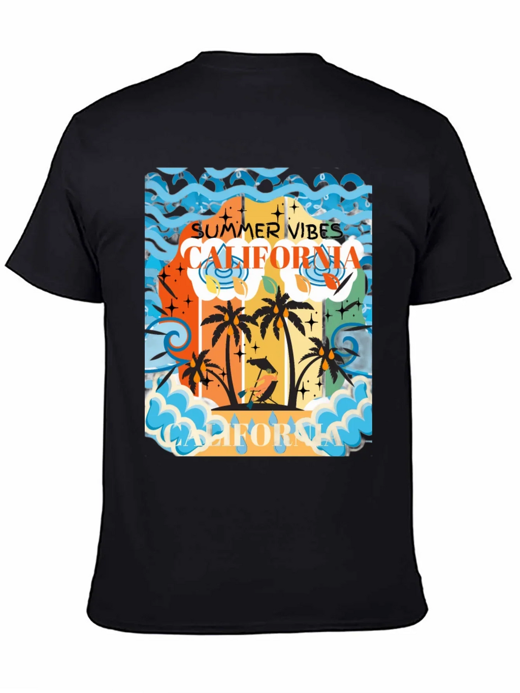 California Summer Vibes Graphic Tee