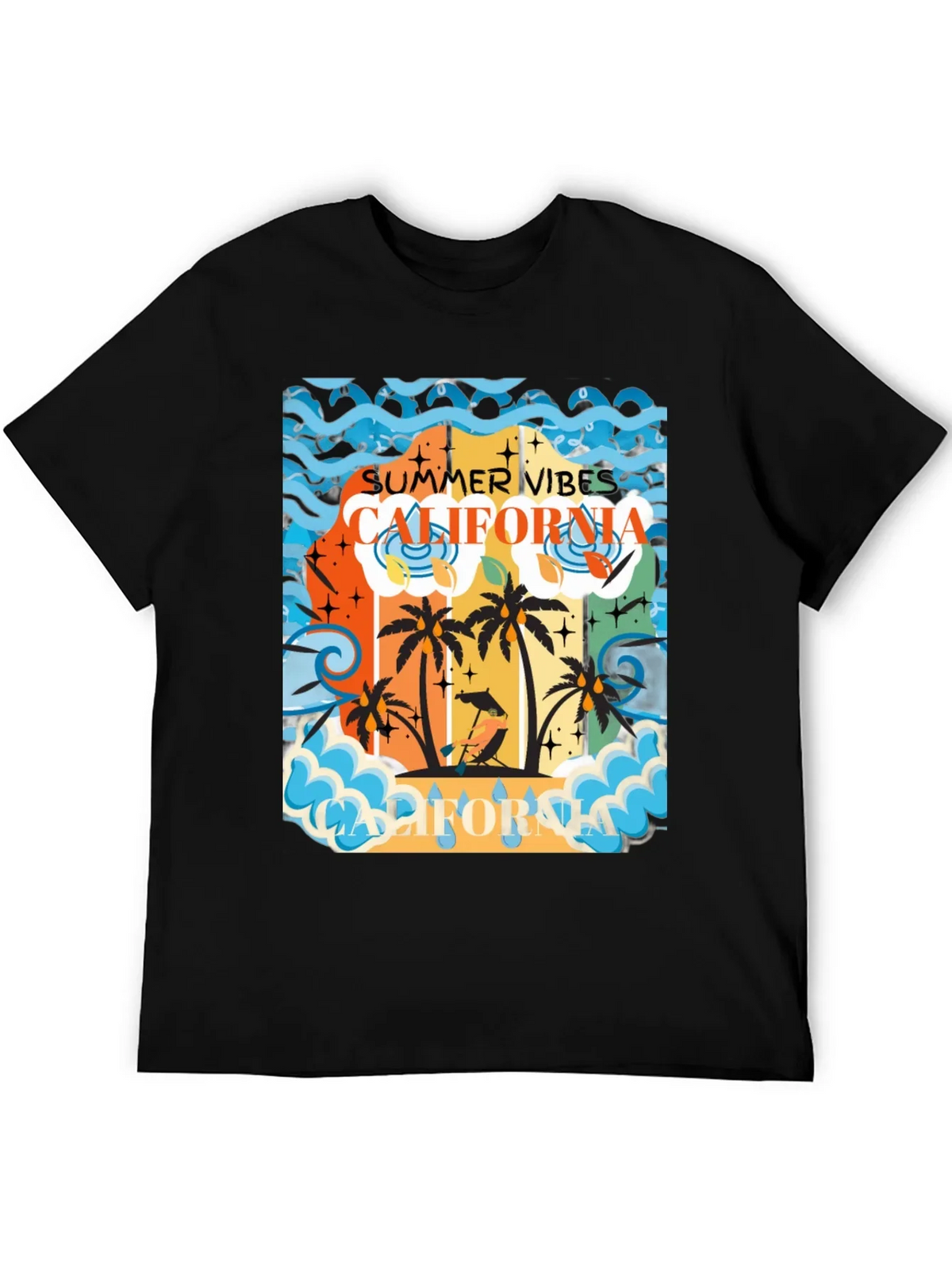 California Summer Vibes Graphic Tee