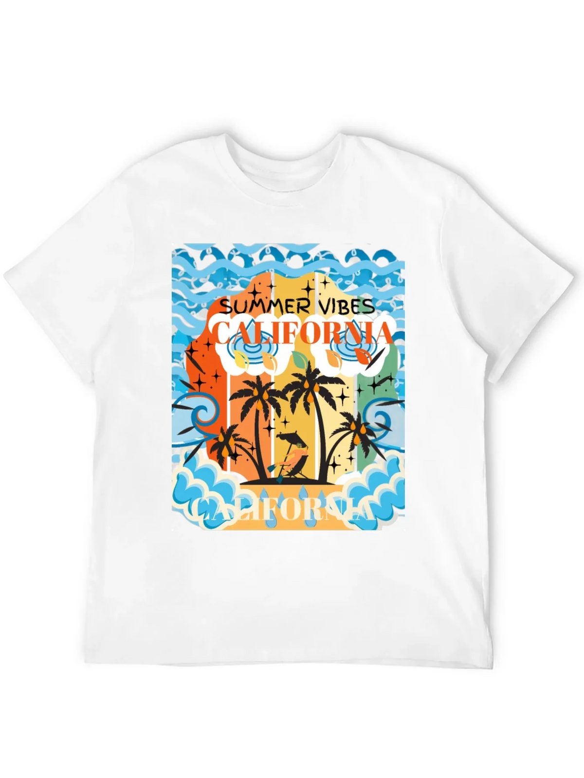 California Summer Vibes Graphic Tee