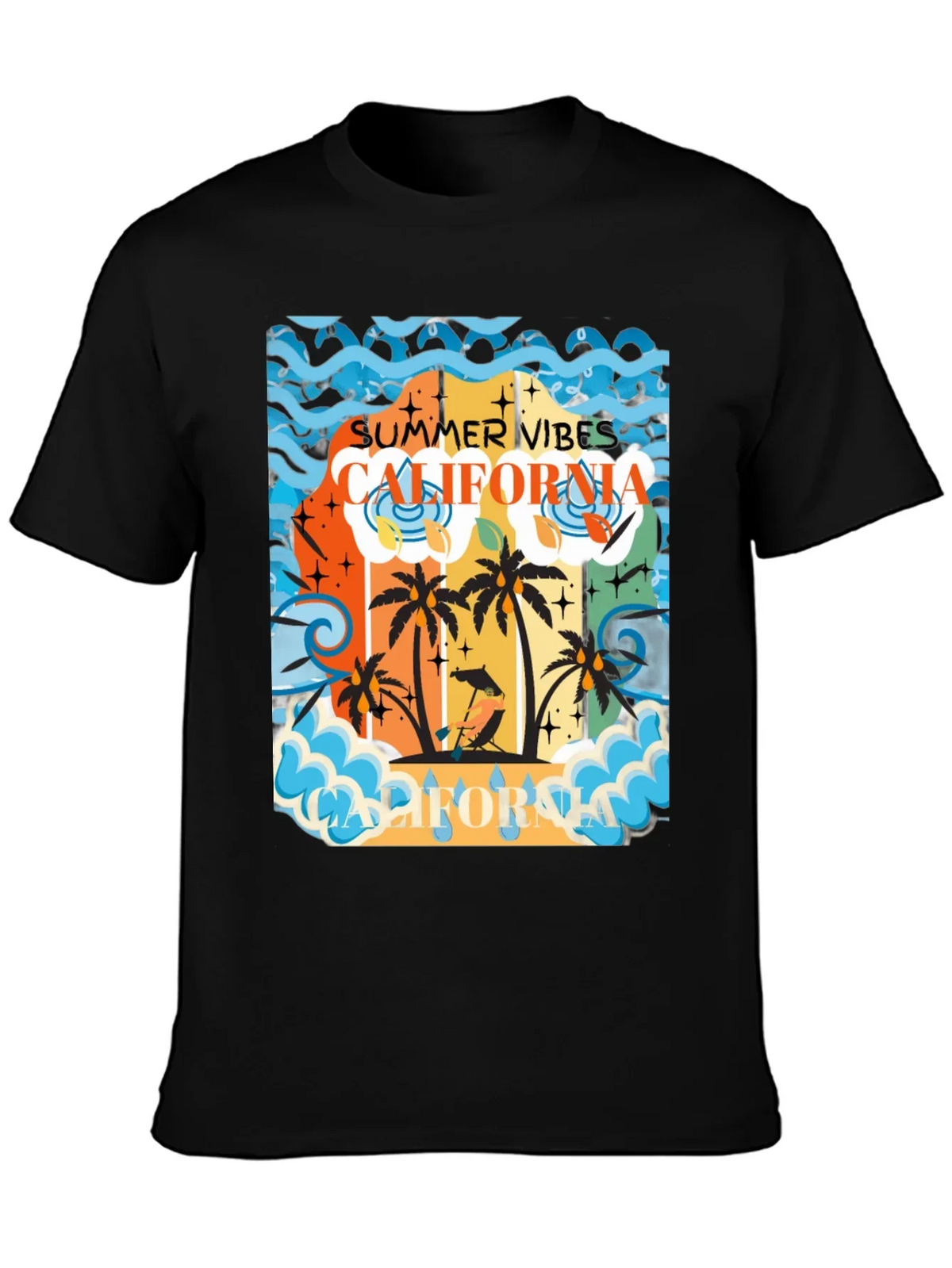California Summer Vibes Graphic Tee