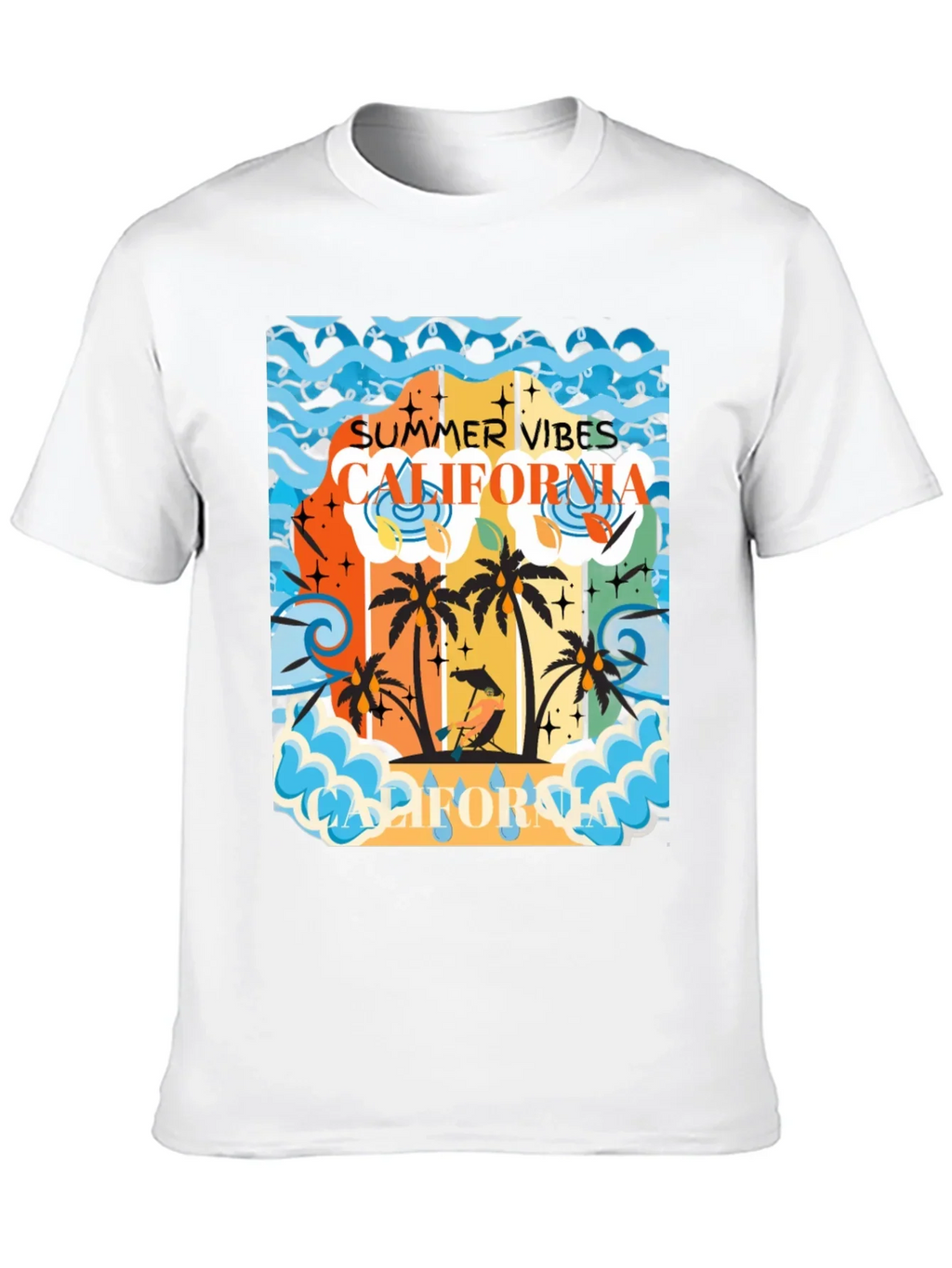 California Summer Vibes Graphic Tee