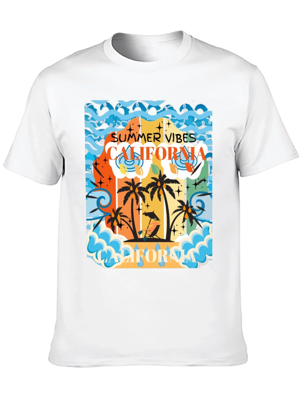 California Summer Vibes Graphic Tee