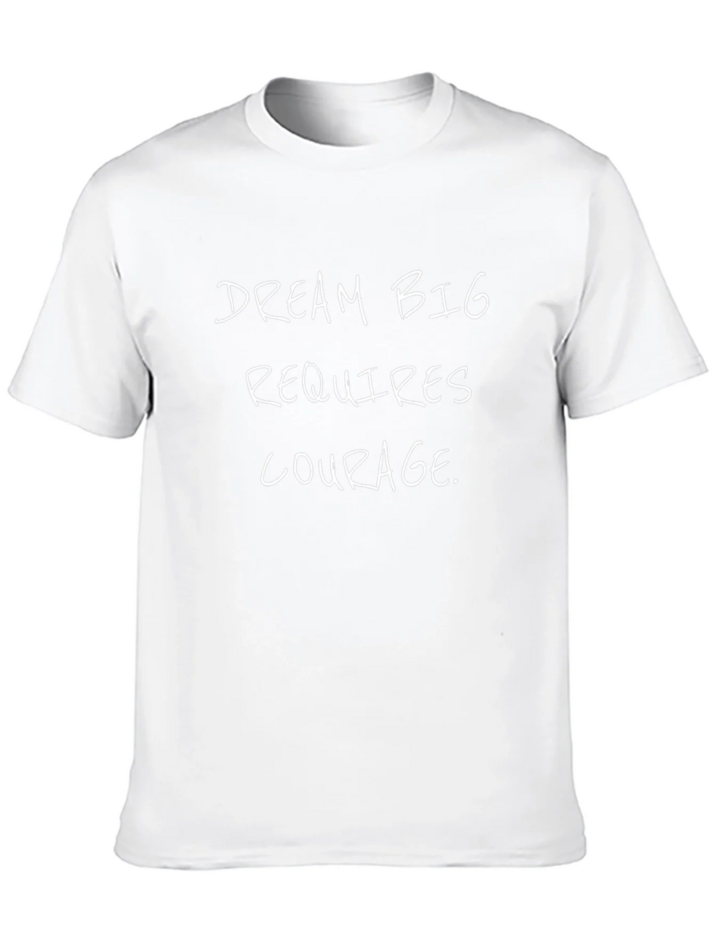 Dream Big Graphic Tee - Black Cotton T-Shirt