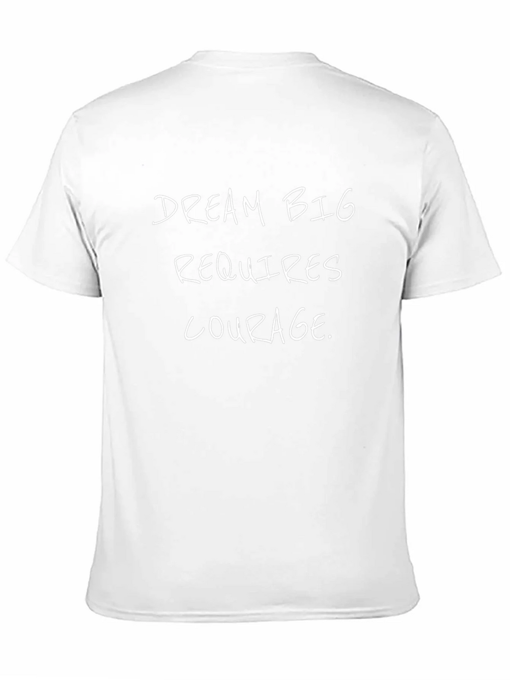 Dream Big Graphic Tee - Black Cotton T-Shirt
