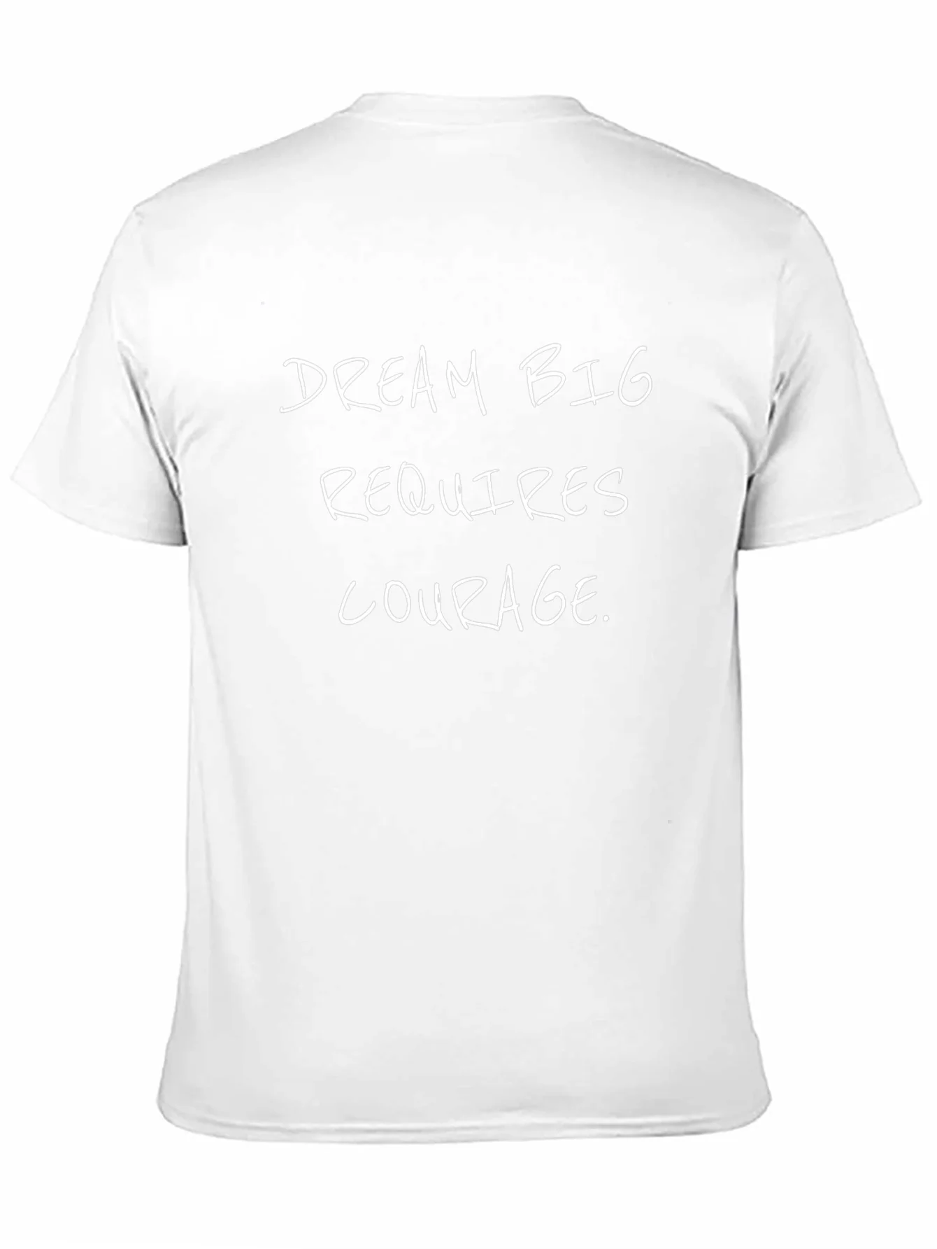 Dream Big Graphic Tee - Black Cotton T-Shirt