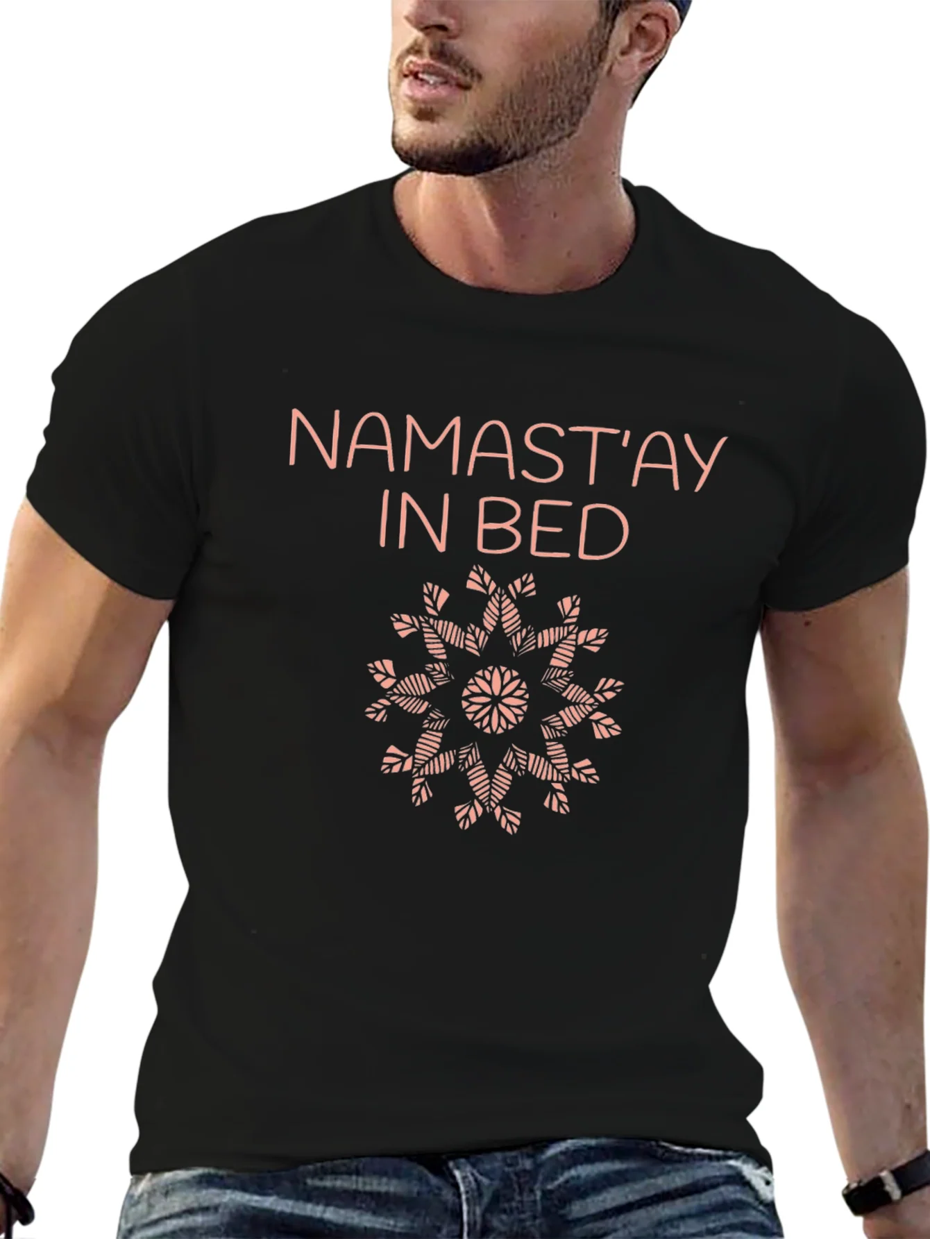 Namastay in Bed Graphic Tee
