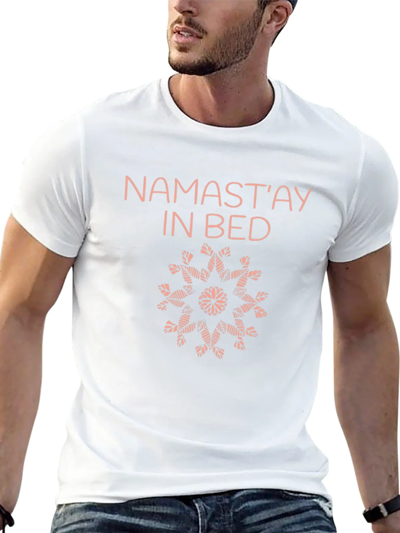 Namastay in Bed Graphic Tee