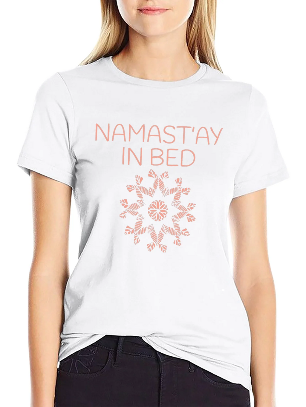 Namastay in Bed Graphic Tee