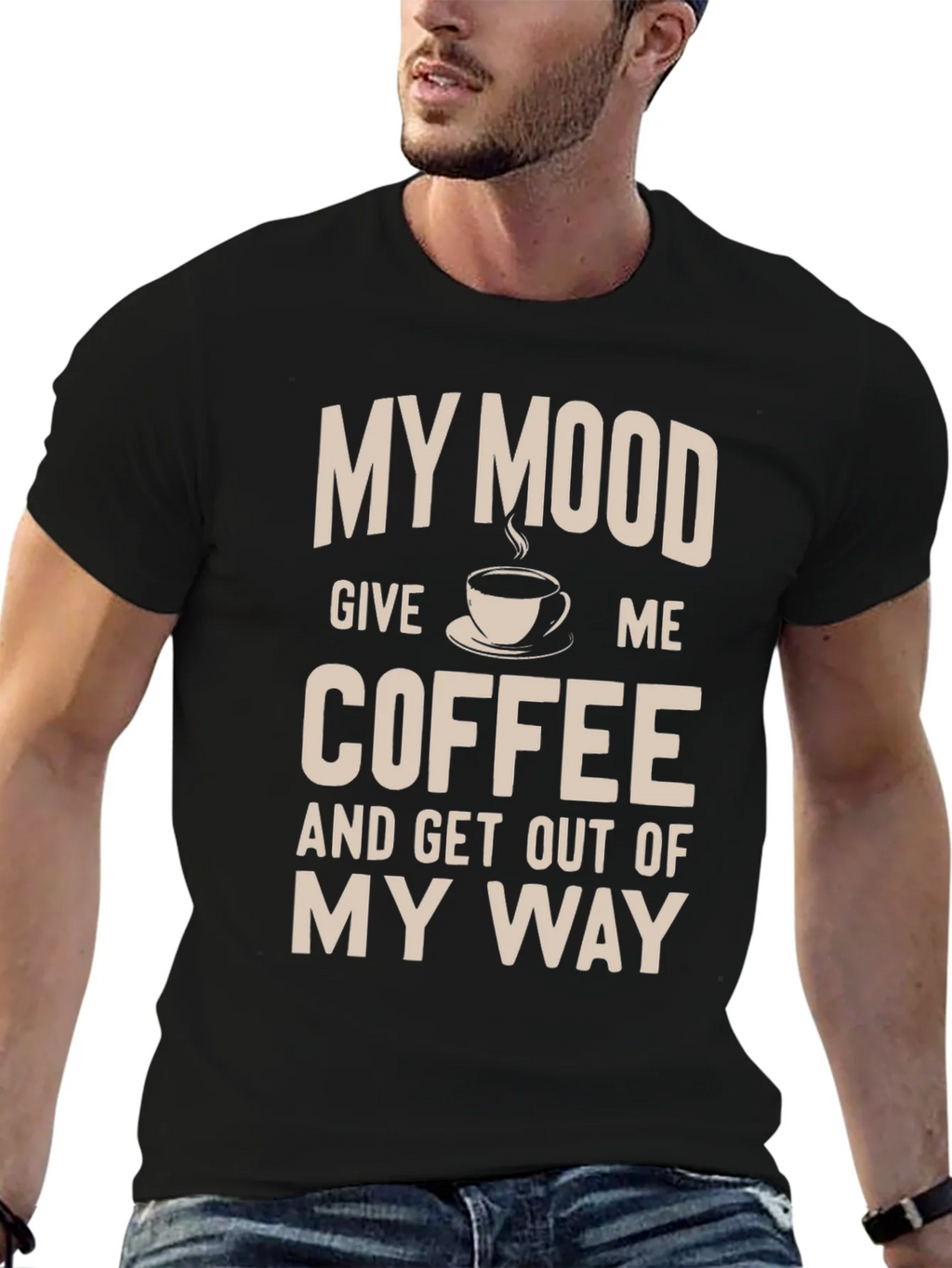 My Mood Coffee Graphic Tee