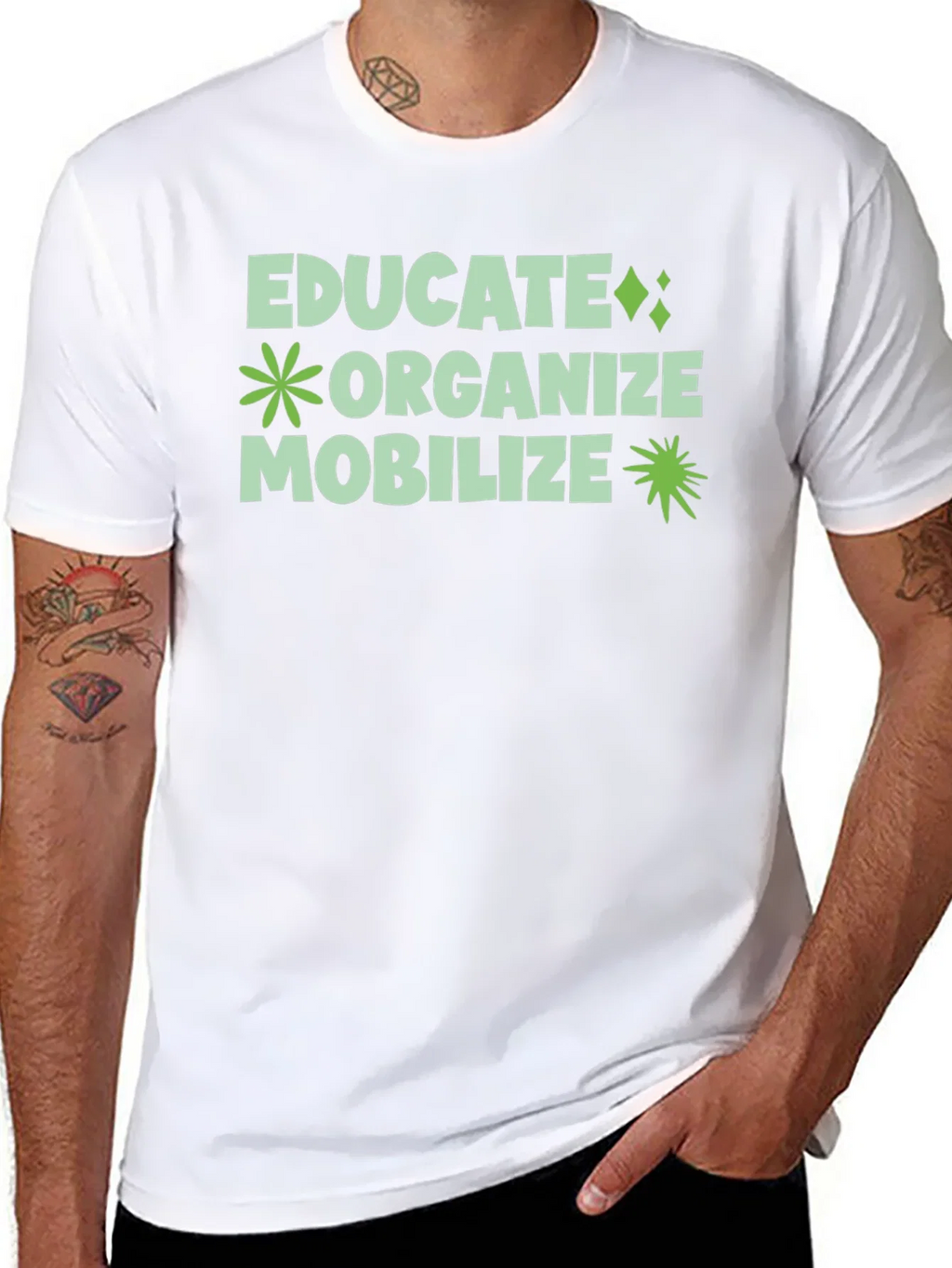Educate Organize Mobilize Graphic Tee