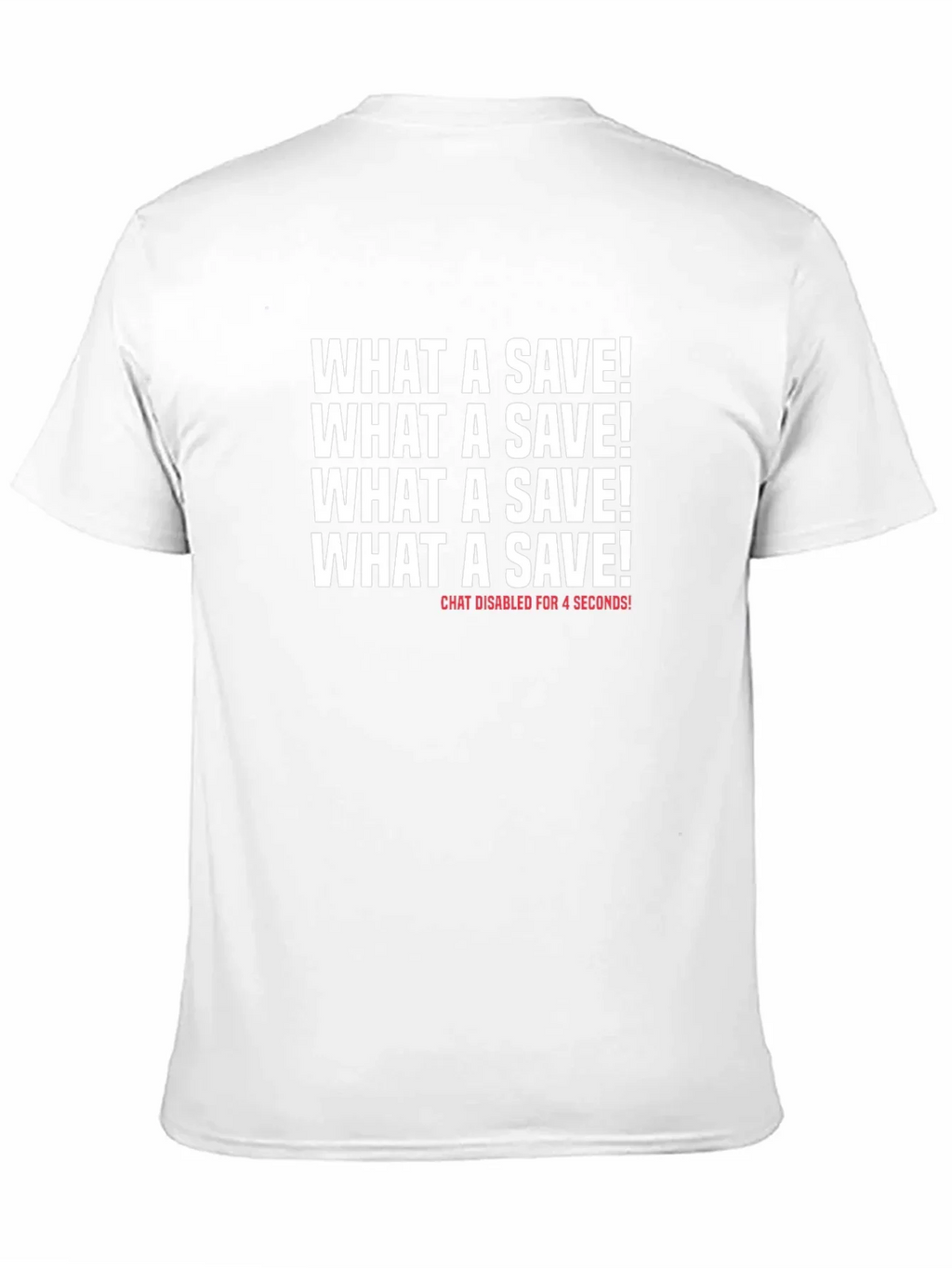 What a Save! Novelty Graphic T-Shirt