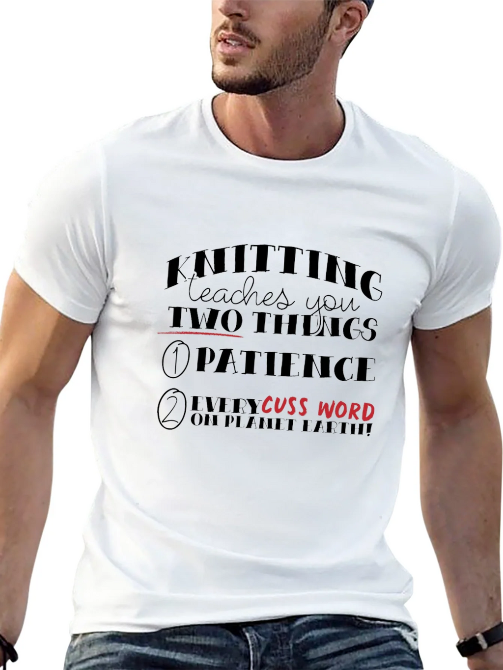 Knitting Two Things T-Shirt